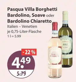 V Markt Pasqua villa borghetti bardolino Angebot