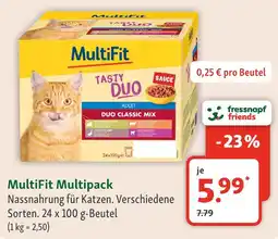 Fressnapf Multifit multipack nassnahrung für katzen Angebot
