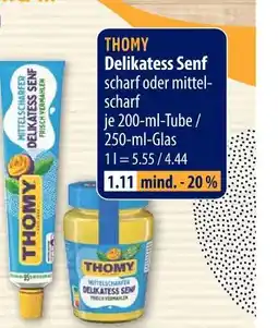 V Markt Thomy delikatess senf scharf Angebot