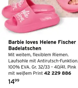 Tchibo Barbie barbie loves helene fischer badelatschen Angebot