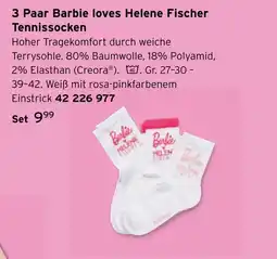Tchibo 3 paar barbie loves helene fischer tennissocken Angebot