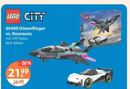 V Markt Lego city 60489 düsenflieger vs. rennauto Angebot