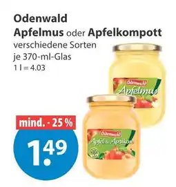 V Markt Odenwald apfelmus Angebot