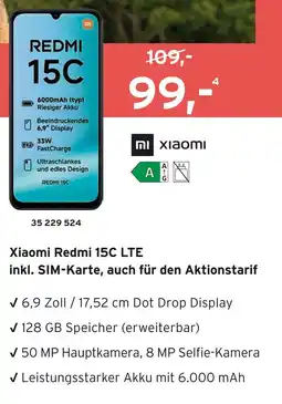 Tchibo Xiaomi redmi 15c lte Angebot
