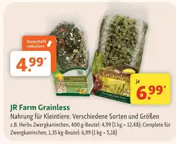 Fressnapf Jr farm grainless herbs zwergkaninchen Angebot