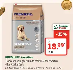 Fressnapf Premiere sensitive Angebot