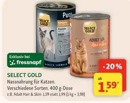 Fressnapf Select gold nassnahrung für katzen Angebot