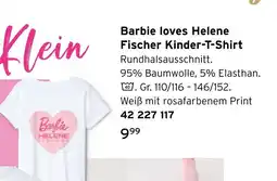 Tchibo Barbie barbie loves helene fischer kinder-t-shirt Angebot