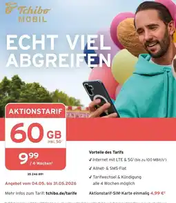 Tchibo Tchibo mobil aktionstarif-sim-karte einmalig Angebot