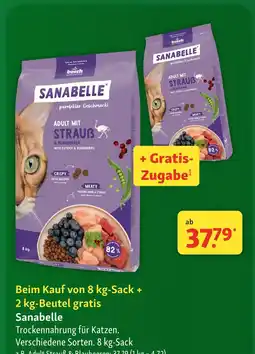 Fressnapf Sanabelle adult mit strauß & blaubeeren Angebot