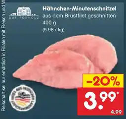 Netto Marken-Discount Gut ponholz hähnchen-minutenschnitzel Angebot