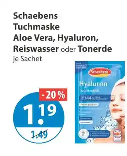 V Markt Schaebens tuchmaske aloe vera Angebot