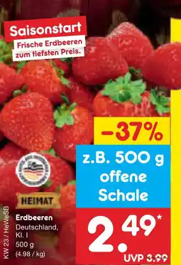 Netto Marken-Discount Erdbeeren Angebot