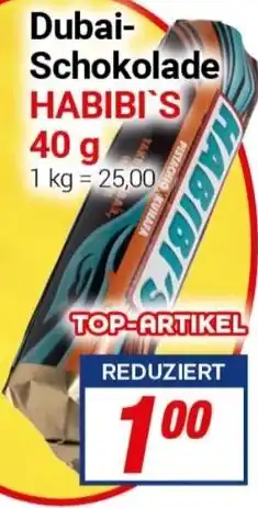 CENTERSHOP Dubai Schokolade HABIBI'S Angebot