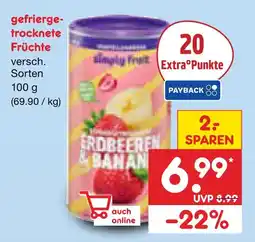 Netto Marken-Discount Simply fruit gefriergetrocknete Angebot