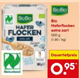 Netto Marken-Discount Biobio haferflocken extra zart Angebot