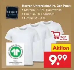 Netto Marken-Discount Herren unterziehshirt Angebot