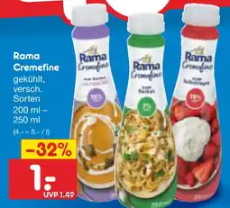 Netto Marken-Discount Rama cremfine gekühlt Angebot