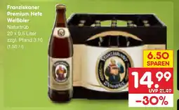 Netto Marken-Discount Franziskaner premium hefe weißbier naturtrüb Angebot