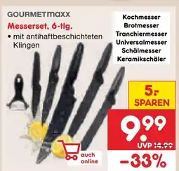 Netto Marken-Discount Gourmetmaxx messerset Angebot