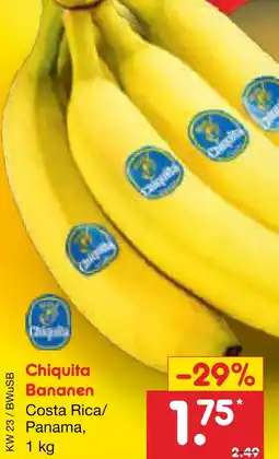 Netto Marken-Discount Chiquita bananen Angebot