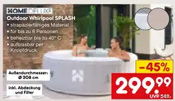 Netto Marken-Discount Home deluxe outdoor whirlpool splash Angebot