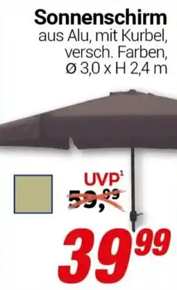 CENTERSHOP Sonnenschirm Angebot