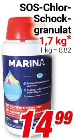 CENTERSHOP SOS-Chlor Schockgranulat Angebot