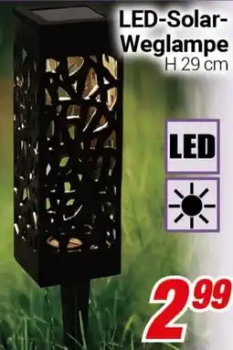 CENTERSHOP LED-Solar Weglampe Angebot