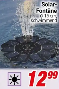 CENTERSHOP Solar Fontäne Angebot