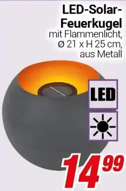 CENTERSHOP LED-Solar Feuerkugel Angebot
