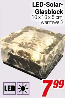 CENTERSHOP LED-Solar Glasblock Angebot