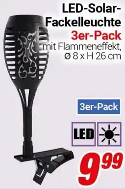 CENTERSHOP LED-Solar Fackelleuchte Angebot