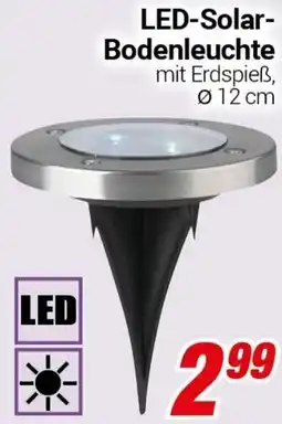 CENTERSHOP LED-Solar Bodenleuchte Angebot