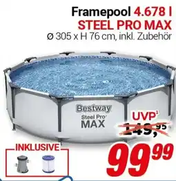 CENTERSHOP Framepool 4.678 | STEEL PRO MAX Angebot