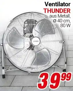 CENTERSHOP Ventilator THUNDER Angebot