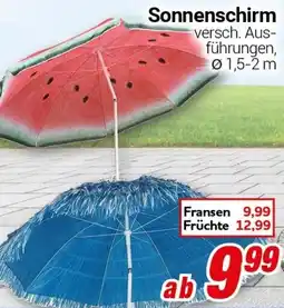 CENTERSHOP Sonnenschirm Angebot