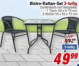CENTERSHOP Bistro-Rattan-Set Angebot