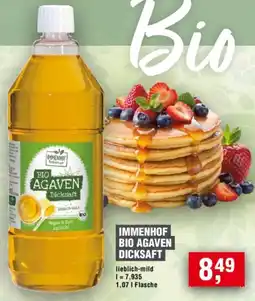 Handelshof IMMENHOF BIO AGAVEN DICKSAFT Angebot