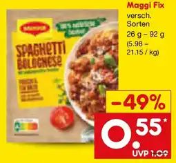 Netto Marken-Discount Maggi Fix Angebot