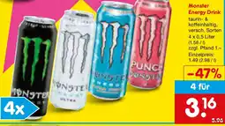 Netto Marken-Discount Monster Energy Drink Angebot