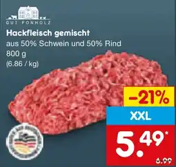 Netto Marken-Discount GUT PONHOLZ Hackfleisch gemischt Angebot