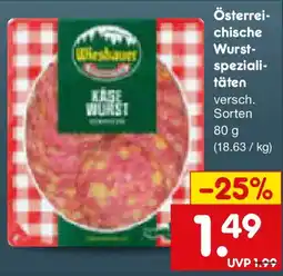 Netto Marken-Discount Österreichische Wurstspezialitäten Angebot