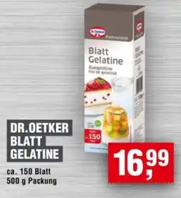 Handelshof DR.OETKER BLATT GELATINE Angebot