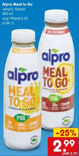 Netto Marken-Discount Alpro Meal to Go Angebot