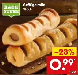 Netto Marken-Discount BACK STUBE Geflügelrolle Angebot