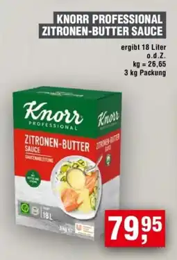 Handelshof KNORR PROFESSIONAL ZITRONEN-BUTTER SAUCE Angebot