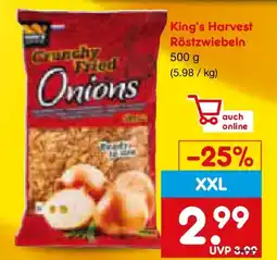 Netto Marken-Discount King's Harvest Röstzwiebeln Angebot