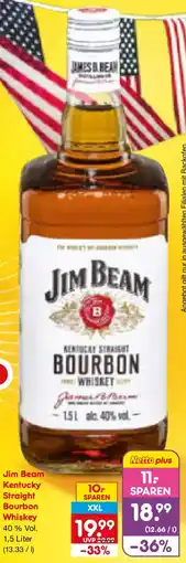 Netto Marken-Discount Jim Beam Kentucky Straight Bourbon Whiskey Angebot
