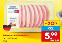 Netto Marken-Discount Schweine-Minutensteaks Angebot